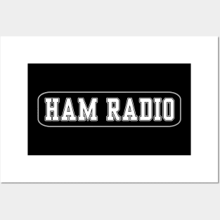 Ham Radio Typography Posters and Art